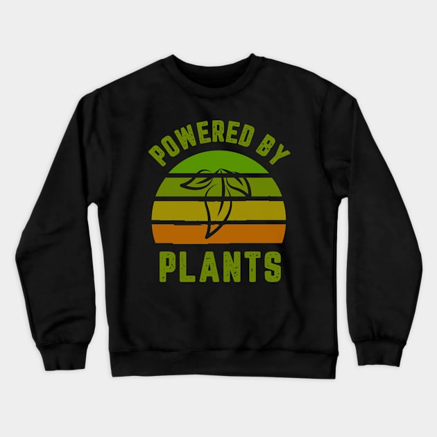 Powered By Plats Crewneck Sweatshirt by Imutobi